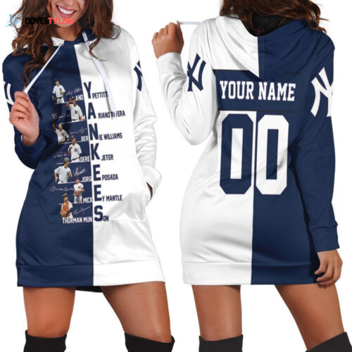New York Yankees Hoodie Dress For Women