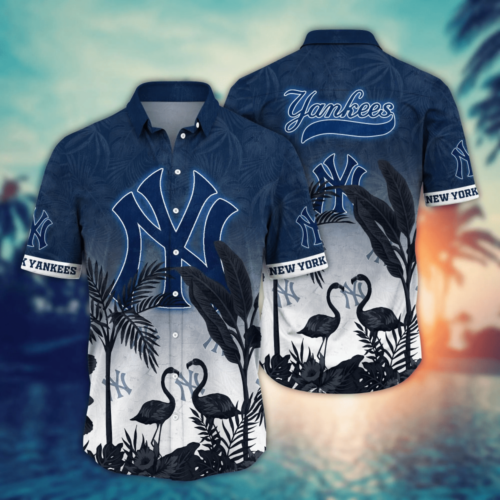 New York Yankees MLB Flower Hawaii Shirt And Tshirt For Fans, Summer Football Shirts