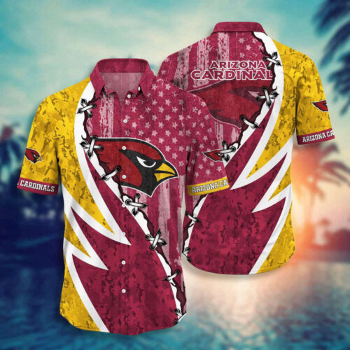 NFL Arizona Cardinals Hawaiian Shirt Hot Trending, Gift For Men And Women