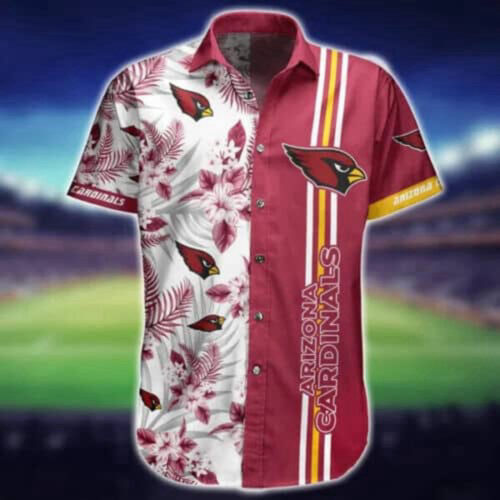 NFL Arizona Cardinals Logo Hawaiian Shirt Summer For Men Women