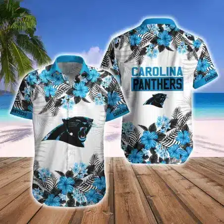 NFL Carolina Panthers Hawaiian Shirt Trending Summer, Gift For Fans
