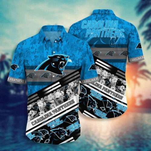 NFL Carolina Panthers Hawaiian Shirt, Best Gift For Men And Women