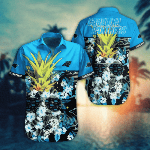 NFL Carolina Panthers Hawaiian Shirt Pineapple Trending For Men Women