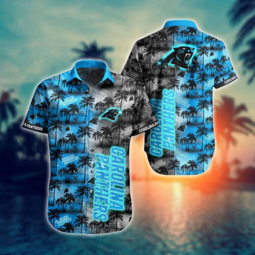 NFL Carolina Panthers Hawaiian Shirt   Style Trending For Men Women
