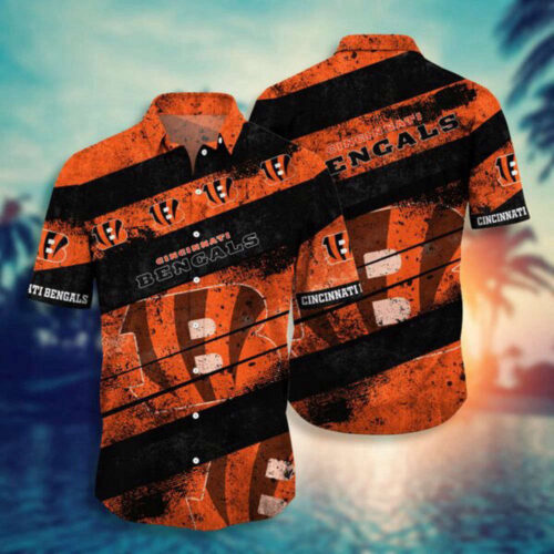 NFL Cincinnati Bengals Hawaiian Shirt Short Style Hot Trending For This Season