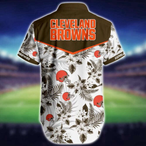 NFL Cleveland Browns Hawaiian Shirt   For Men And Women