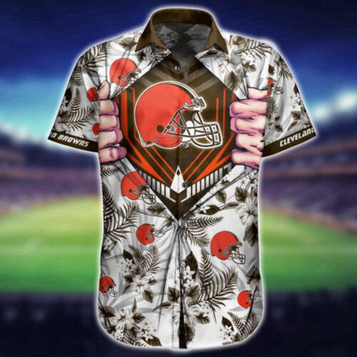 NFL Cleveland Browns Hawaiian Shirt   Style Hot Trending For This Season