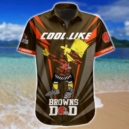 NFL Cleveland Browns Hawaiian Shirt Short Cool Like Gift For Men Women