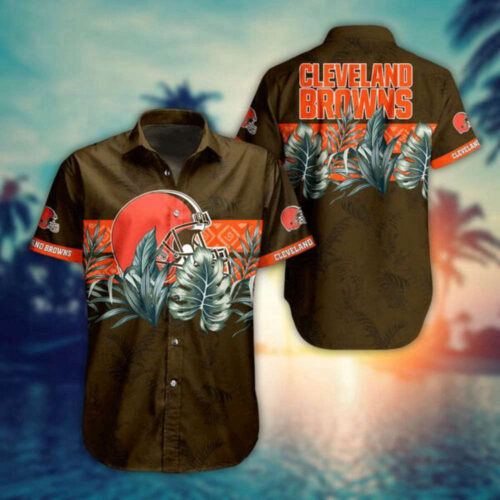 NFL Cleveland Browns Hawaiian Shirt Short Style Gift For Fans