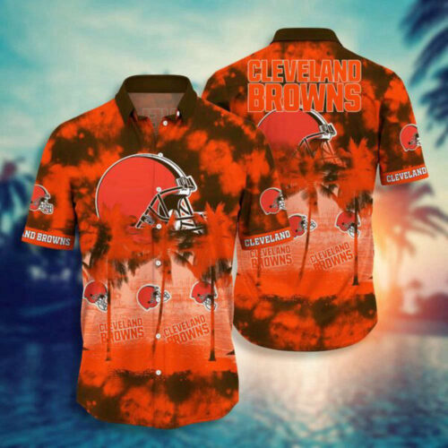 NFL Cleveland Browns Hawaiian Shirt Style Hot Trending For Men And Women