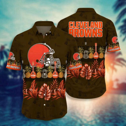 NFL Cleveland Browns Hawaiian Shirt Style Gift For Fans