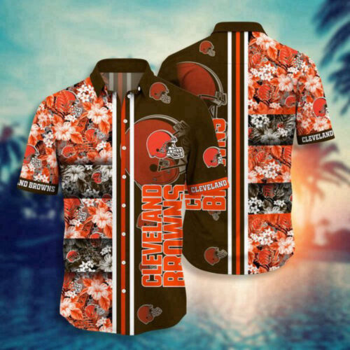 NFL Cleveland Browns Hawaiian Shirt Style Hot Trending   For This Season