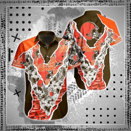 NFL Cleveland Browns Hawaiian Shirt   Style Hot Trending For This Season