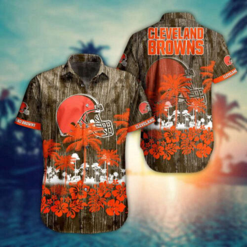 NFL Cleveland Browns Hawaiian Shirt Summer  For Men Women