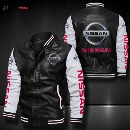 Nissan Leather Bomber Jacket