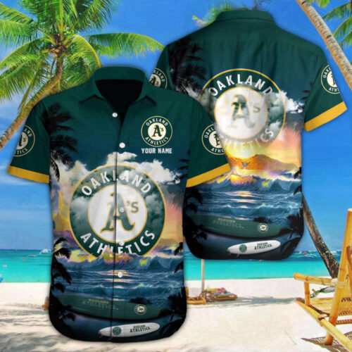 Oakland Athletics MLB-Custom Hawaii Shirt  For Men Women