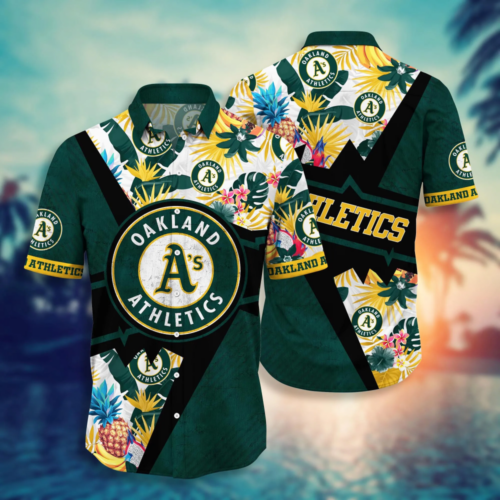Oakland Athletics MLB Flower Hawaii Shirt  For Fans, Summer Football Shirts