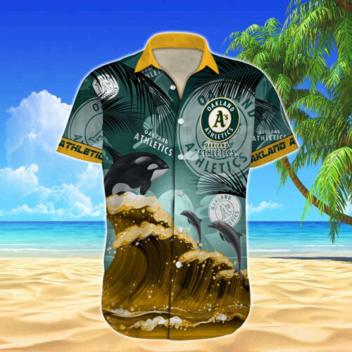 Oakland Athletics MLB-Hawaiian Shirt Custom  For Men Women
