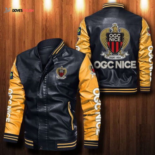 Ogc Nice Leather Bomber Jacket