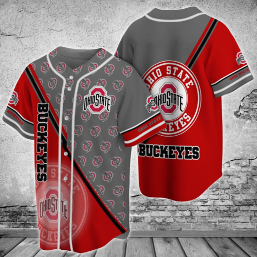 Ohio State Buckeyes Baseball Jersey Custom For Fans BJ0117