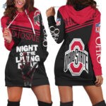 Ohio State Buckeyes Hoodie Dress For Women