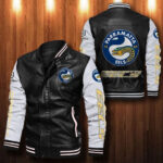 Parramatta Eels Leather Bomber Jacket