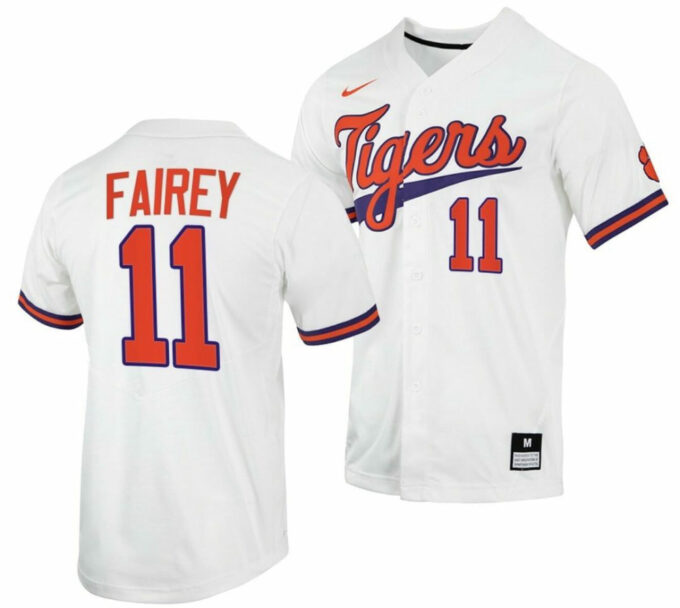 Personalized Clemson Tigers Baseball Jersey Custom Name For Fans BJ0145