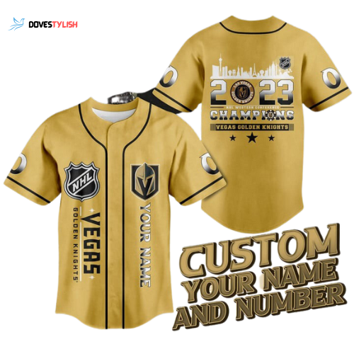 Vegas Golden Knights Baseball Jersey Custom For Fans BJ0125