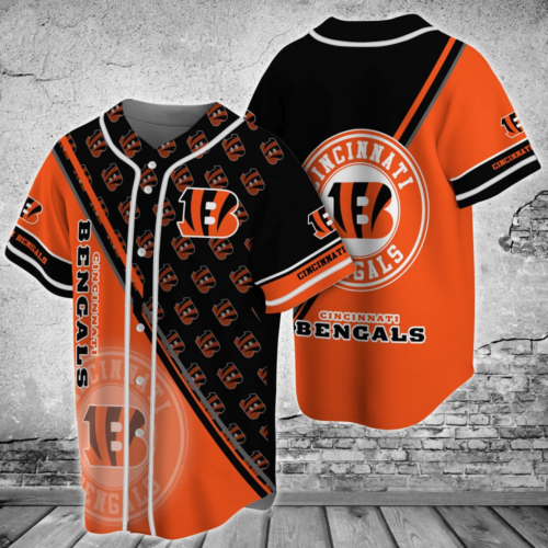 Personalizedizable Cincinnati Bengals NFL Baseball Jersey Shirt For Men Women