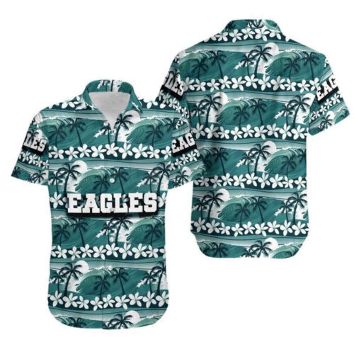 Philadelphia Eagles Coconut Trees NFL Gift For Fan Hawaii Shirt