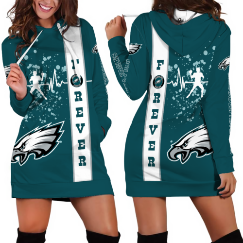 Philadelphia Eagles Hoodie Dress For Women