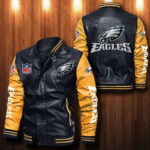 Philadelphia Eagles Leather Bomber Jacket