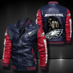 Philadelphia Eagles Leather Bomber Jacket