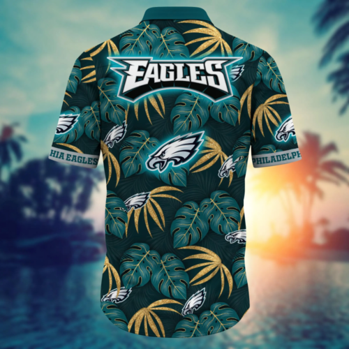 Philadelphia Eagles NFL Flower Hawaii Shirt  For Fans, Summer Football Shirts