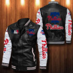 Philadelphia Phillies Leather Bomber Jacket