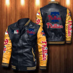 Philadelphia Phillies Leather Bomber Jacket