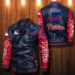 Philadelphia Phillies Leather Bomber Jacket