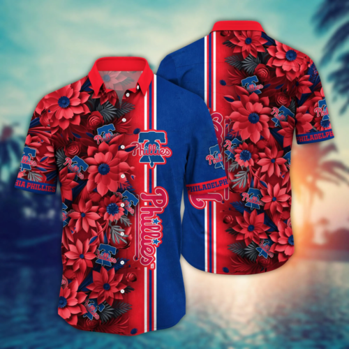 Philadelphia Phillies MLB Flower Hawaii Shirt And Tshirt For Fans, Custom Summer Football Shirts