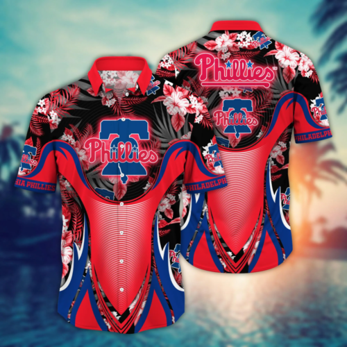 Philadelphia Phillies MLB Flower Hawaii Shirt   For Fans, Summer Football Shirts