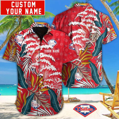 Philadelphia Phillies MLB-Hawaiian Shirt  For Men Women