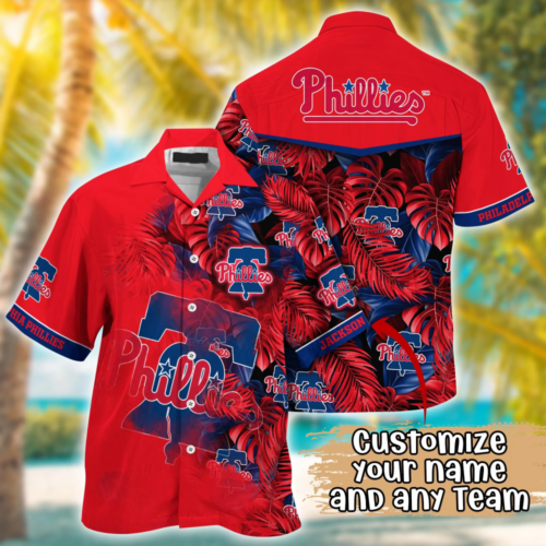 Philadelphia Phillies MLB Summer Hawaii Shirt And TShirt, Custom Football Shirts