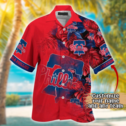 Philadelphia Phillies MLB Summer Hawaii Shirt And TShirt, Custom Football Shirts