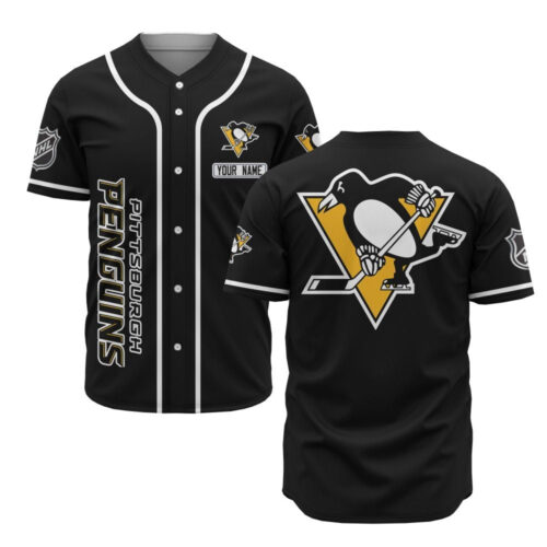 Pittsburgh Penguins Baseball Jersey BJ0035
