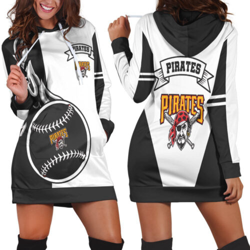 Pittsburgh Pirates Hoodie Dress For Women