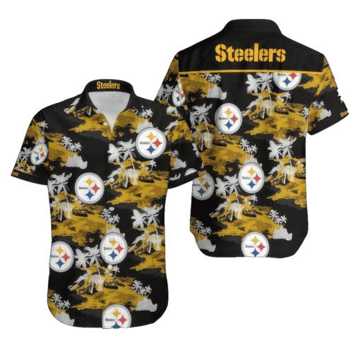 Pittsburgh Steelers Hawaiian Shirt All Over Print Beach Shirt NFL Gift For Fans