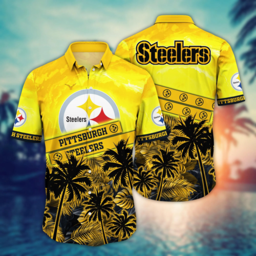 Pittsburgh Steelers NFL Flower Hawaii Shirt  For Fans, Summer Football Shirts