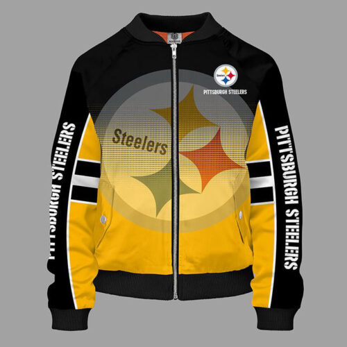 Pittsburgh Steelers Yellow Bomber Jacket