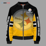 Pittsburgh Steelers Yellow Bomber Jacket