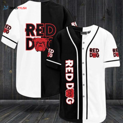 Red Dog Beer Baseball Jersey 642 1684