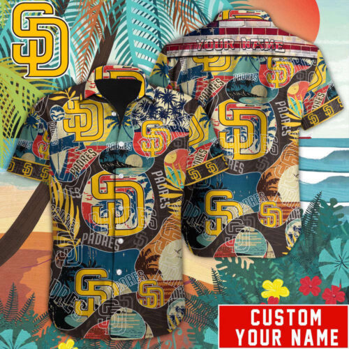 San Diego Padres MLB-Custom Hawaiian Shirt For Men Women